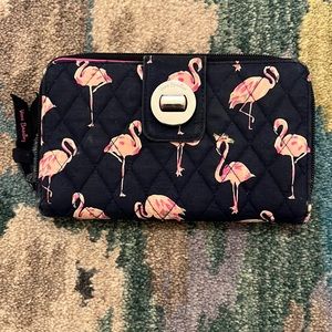 Vera Bradley Flamingo Fiesta RFID Wallet
